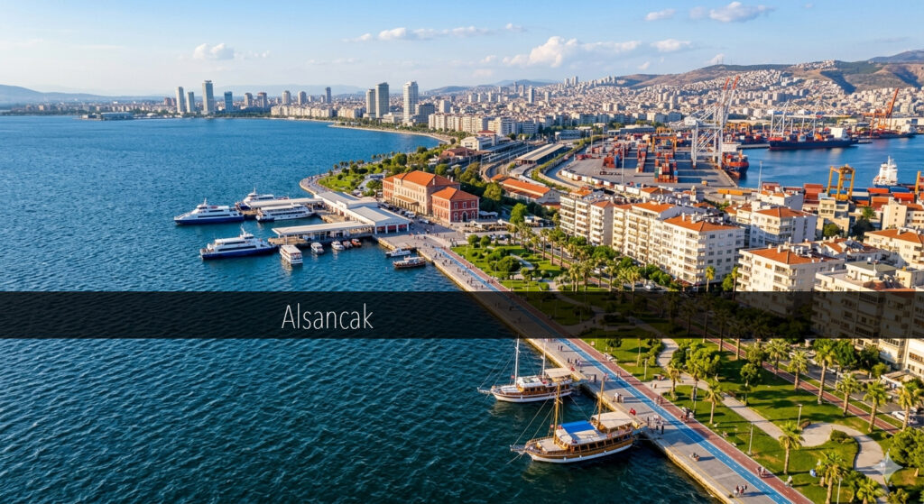 İzmir popüler travesti semti Alsancak drone çekimi